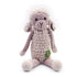 Lamb soft plush toy with squeaker, fluffy sheep design with soft wool texture, sold by stitch + tail