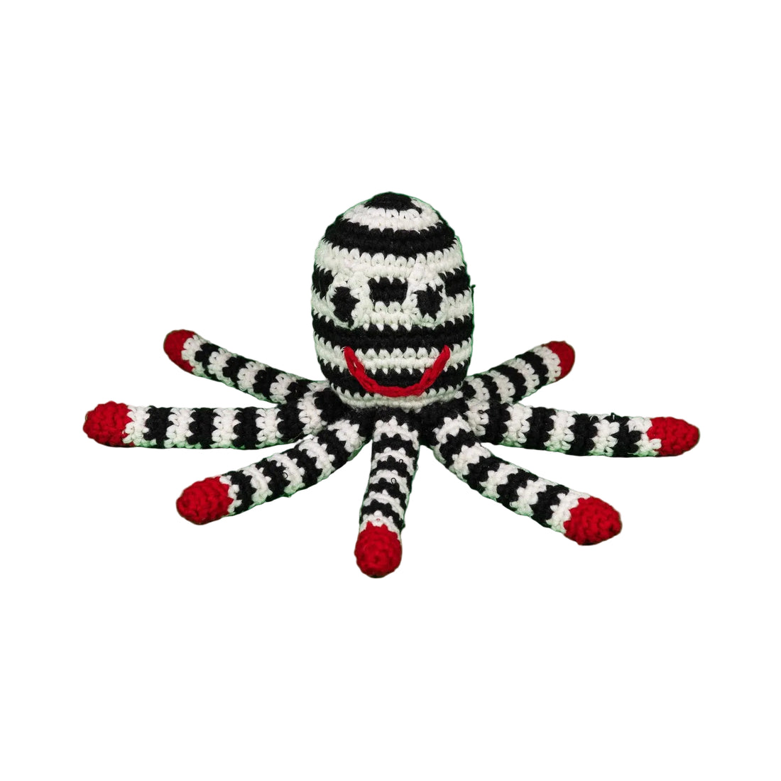 Octopus soft plush toy with squeaker, ocean creature design with soft tentacles, sold by stitch + tail